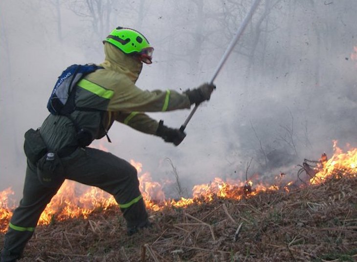 Multiplican los medios aéreos para el control y extinción del incendio de Santa Coloma de Queralt en Tarragona