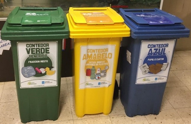 Más de un centenar de islas de reciclaje de Sogama se encuentran operando en centros educativos gallegos