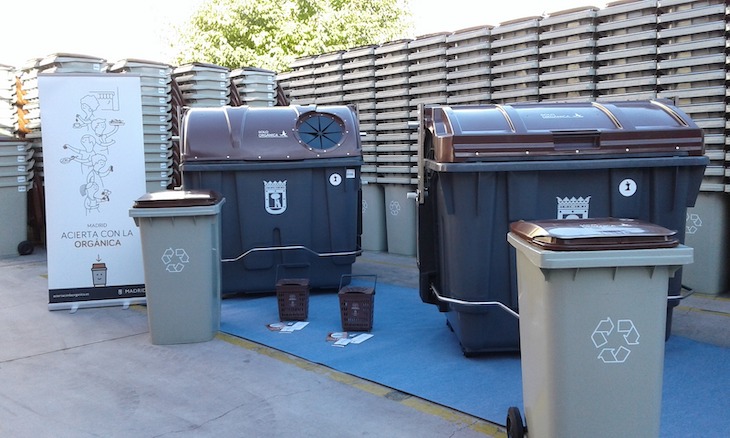 Madrid arranca los preparativos para implantar la recogida del cubo marrón en el Centro