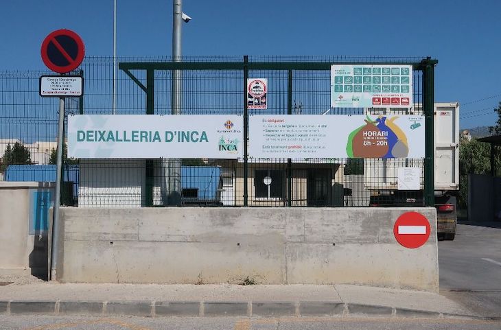 Baleares. El punto verde de Inca se adapta a la Ley de residuos