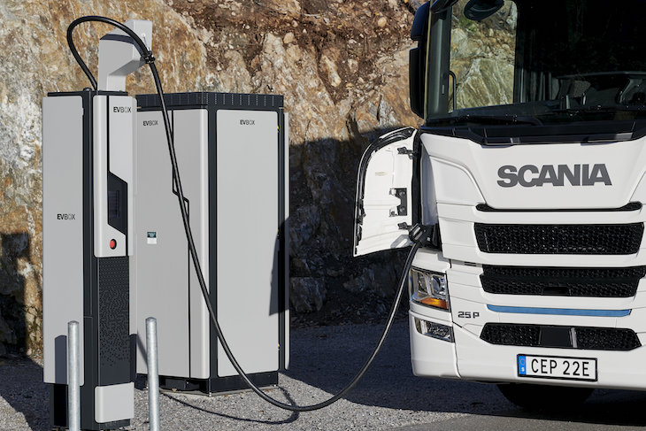 Scania + ENGIE + EVBox