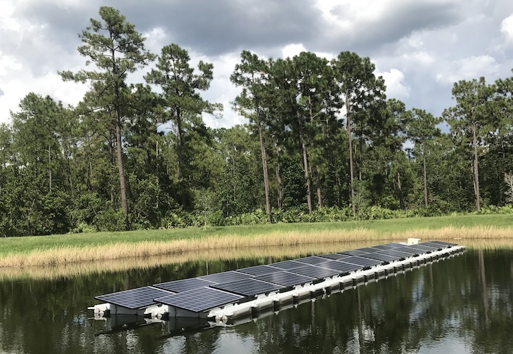 La investigación de la energía solar flotante proseguirá