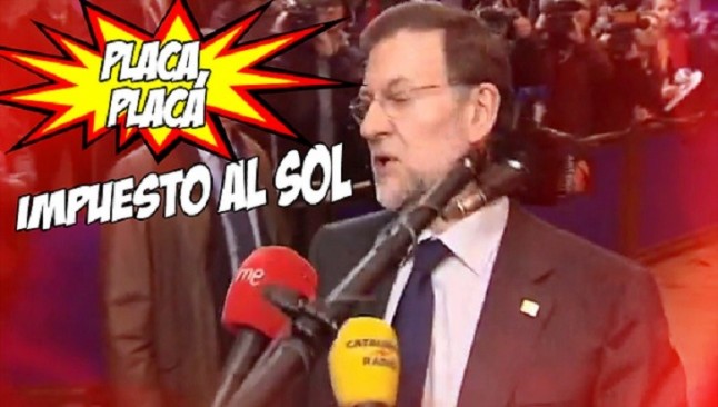 No te pierdas el video de la bofetada de Rajoy a las energías renovables
