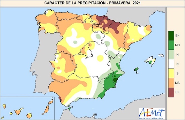 La primavera más seca en España de los últimos quince años
