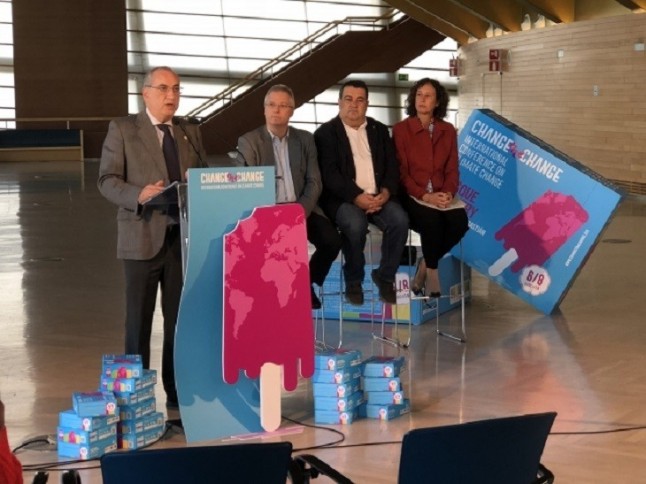 Conferencia de Cambio Climático Change the Change en Donostia