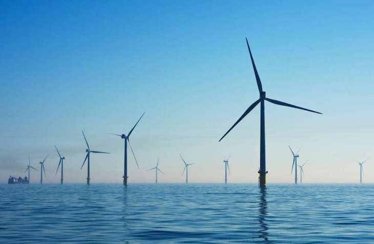 Tecnología verde para una central de generación eólica marina sin apoyo de red eléctrica externa