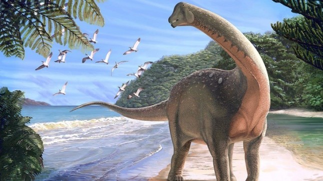 Un dinosaurio de 24 toneladas andaba como si llevara tacones
