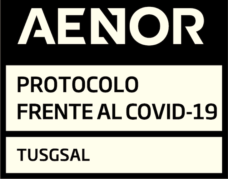 Tusgsal certificada por AENOR frente al COVID-19