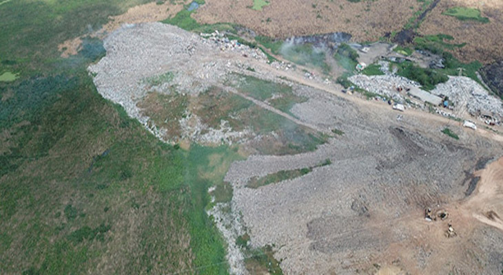 Trabaja Semarnat en el saneamiento de Las Matas y un sitio alterno para la correcta disposición de residuos