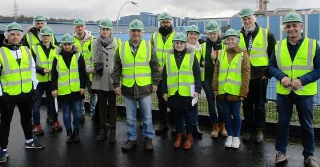 La Escuela de Ingeniería Forestal de Pontevedra conoce el proyecto de ampliación de Sogama