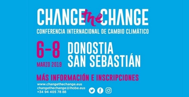 Mañana tendrá lugar la apertura de Change to Change con la Conferencia Internacional de Cambio Climático