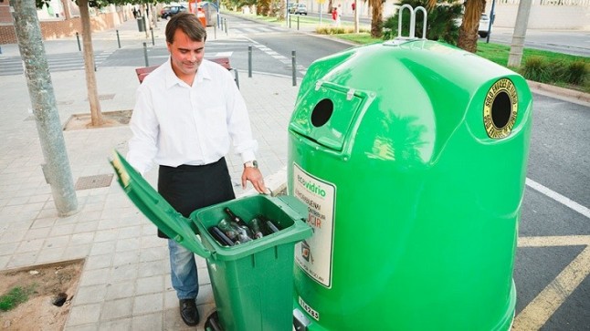 El reciclaje de vidrio en Madrid