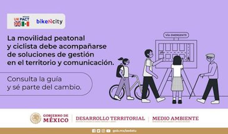 México: ‘Guía para proyectos de movilidad activa y habitabilidad en el espacio público’
