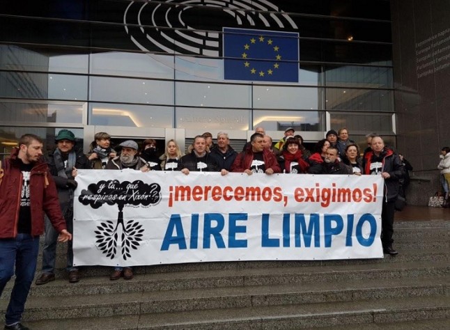 Un 2.000 % se disparo este domingo de noche la contaminación por partículas en Gijón