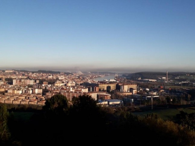Amanece con valores disparados de contaminación en toda la comarca de Avilés