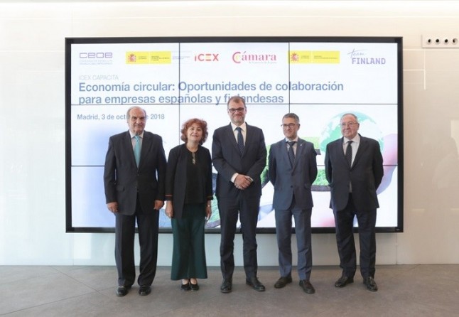 El primer ministro de Finlandia inaugura un encuentro sobre Economía Circular entre empresas españolas y finlandesas