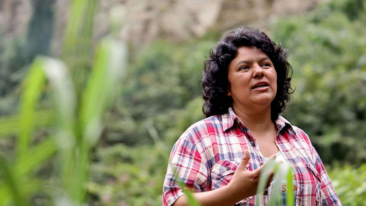 La activista Berta Cáceres candidata al Premio Sajarov