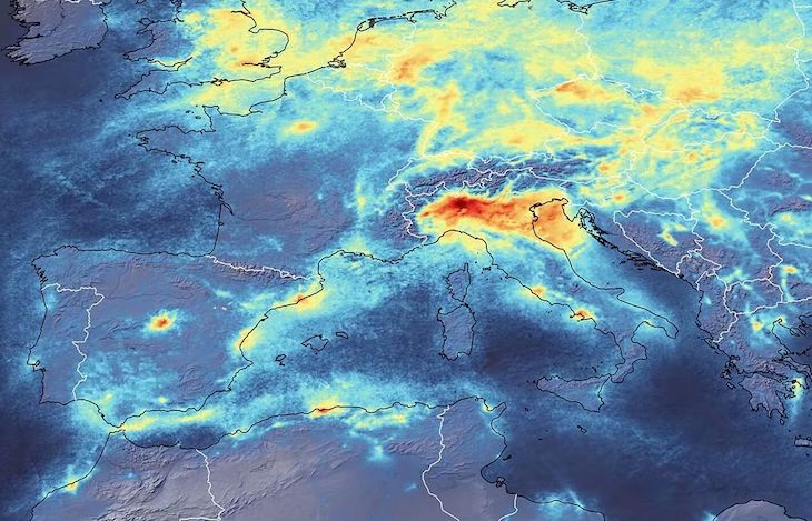 El NO2 cae en picado por la pandemia en las ciudades