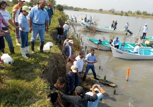 Conmemoran a los humedales en la laguna de Tamiahu