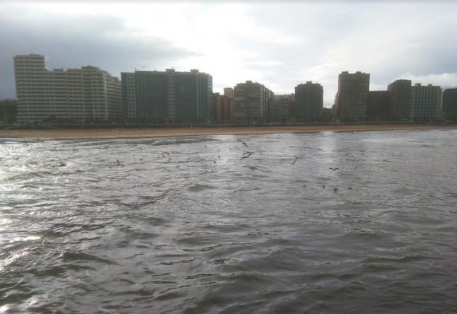 El Ayuntamiento de Gijón puso en peligro la salud de los usuarios de la playa de San Lorenzo