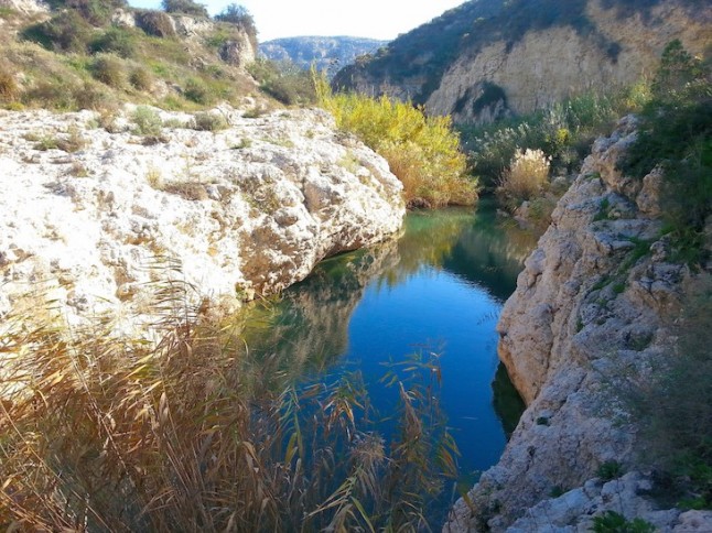 La pérdida de caudal del río Aguas (Almería)