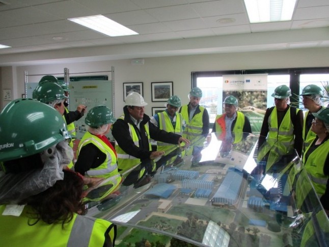 Técnicos de Cuba y Costa Rica visitan el Complejo Medioambiental de Sogama (Galicia - España)
