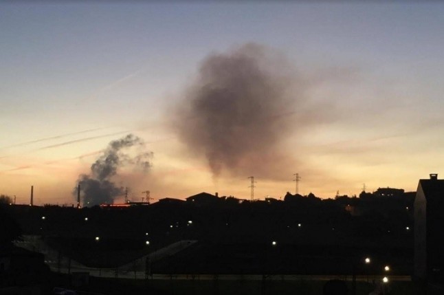Toda la zona central asturiana con la contaminación disparada