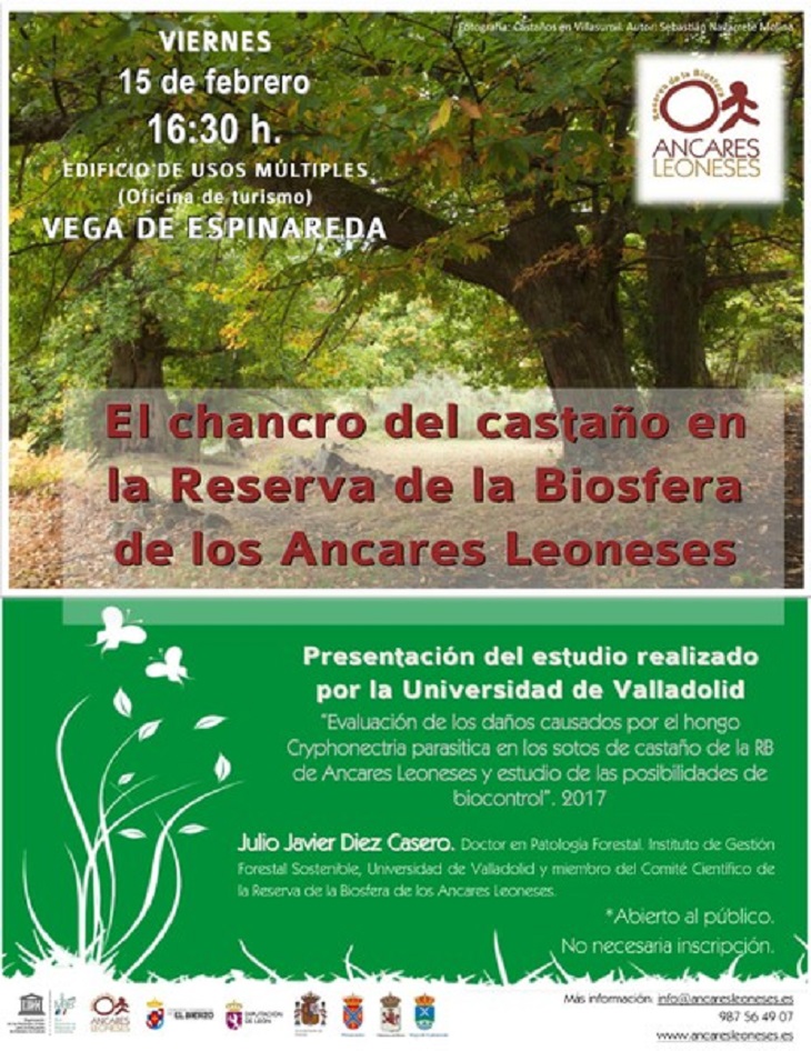 La Reserva de la Biosfera de los Ancares Leoneses presenta el proyecto realizado por la Universidad de Valladolid sobre el chancro
