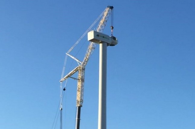 Iberdrola completa la instalación de los aerogeneradores de su primer parque eólico en Canarias
