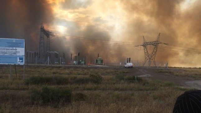 Argentina: Incendio de campos en Puerto Madryn