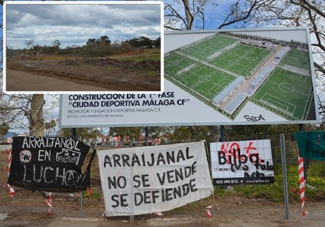 STOP al proyecto deportivo El Arraijanal de Málaga