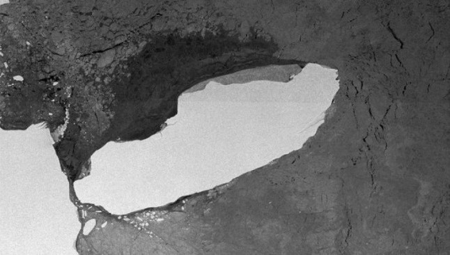 El iceberg gigante A68