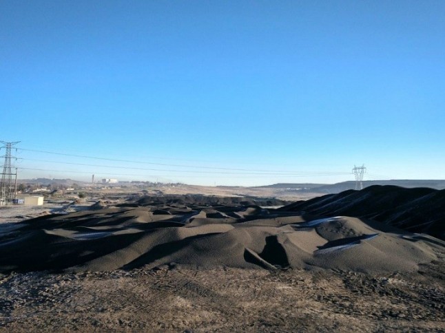 Toneladas de lodo al sur de la ciudad de Madrid podrían entrar en combustión