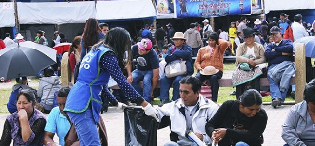 Campaña PERÚ LIMPIO está presente en Yauyos durante la festividad cultural de la Tunantada