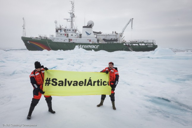 Carlos Bardem traslada esperanza sobre el Ártico y el océano Antártico