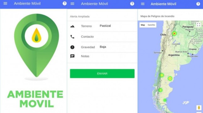 Argentina: El Ministerio de Ambiente fortalece la prevención de incendios forestales con una app