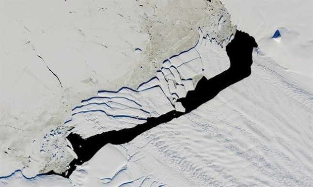 Conoce el iceberg glaciar antártico de 300 metros de espesor