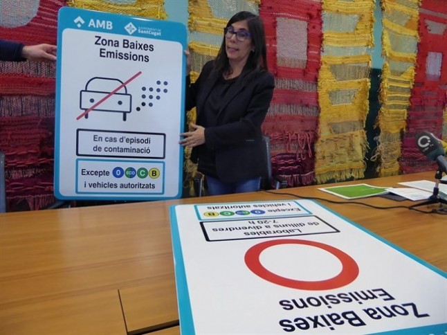 Sant Cugat prohibirá la entrada a los vehículos más contaminantes en 2018 en episodios de contaminación