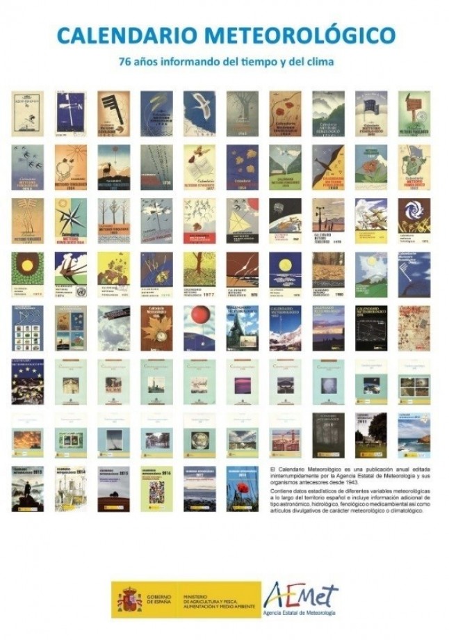 AEMET presenta su calendario meteorológico