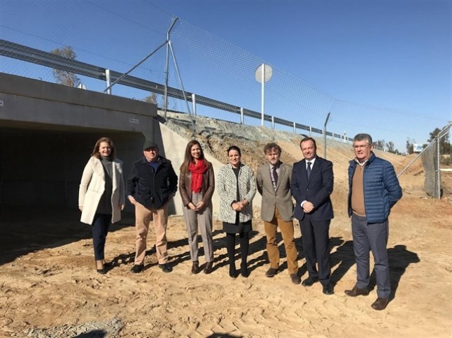 Nuevo paso de fauna en Almonte para reducir el riesgo de atropellos en Doñana