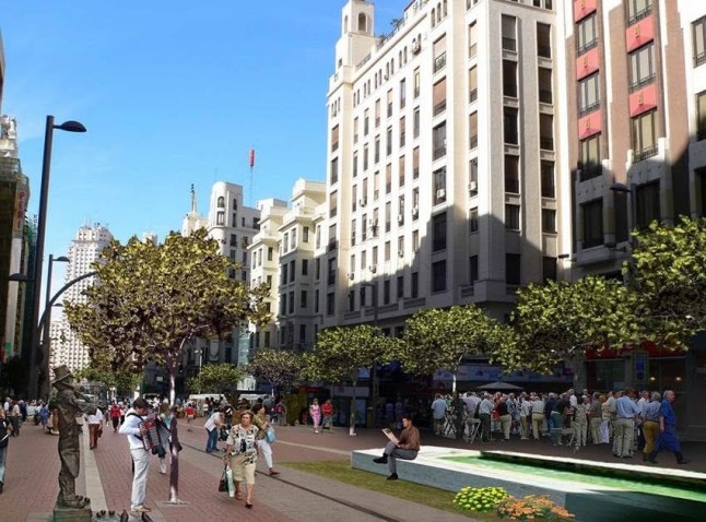 Peatonalizar la Gran Vía madrileña
