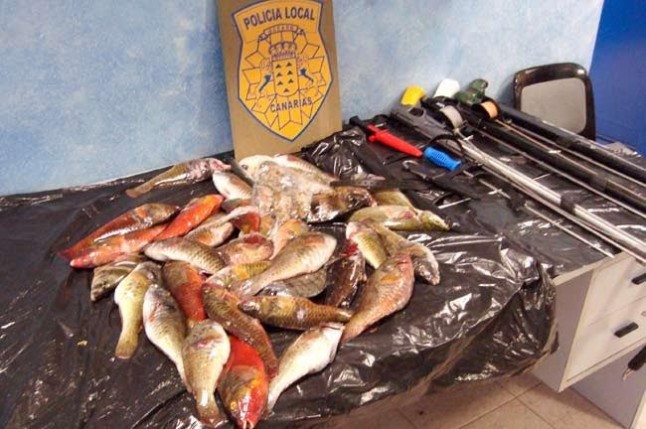 Pescadores furtivos en La Palma