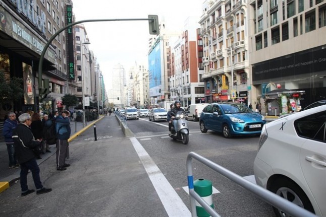 Buenas noticias respecto a la contaminación en la Gran Vía madrileña