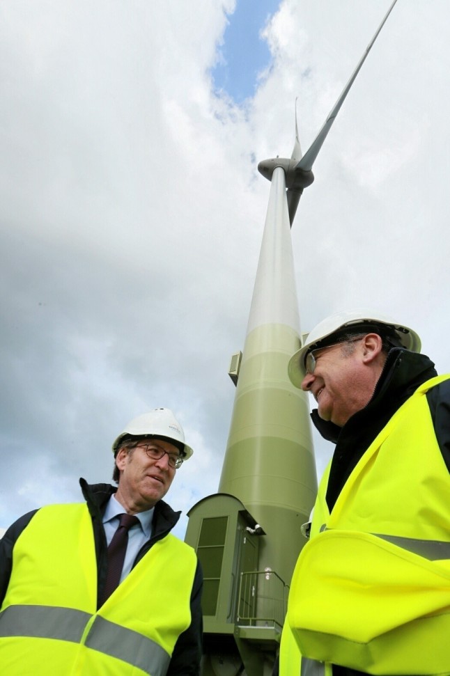 La Ley gallega de Implantación Empresarial posibilitará un sector eólico eficiente y competitivo