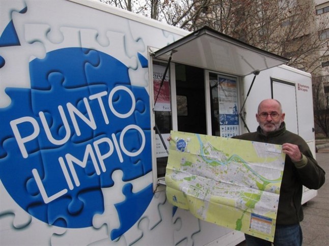 Rotundo éxito de la recogida de residuos en los Puntos Limpios de Logroño