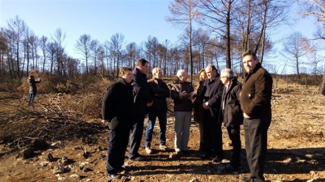 Unos 206.000 euros para minimizar los efectos del incendio de Campillo de Altobuey