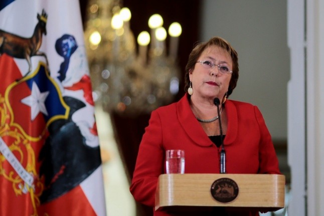 La ONU condecoró a la presidenta Michelle Bachelet como "Campeona de la Tierra"