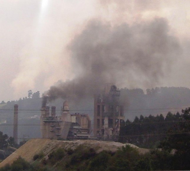 Asturias. En Carreño subio otro año más la contaminación del aire