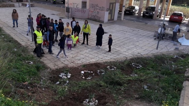 Plantación de una de las zonas más deprimidas de Melilla