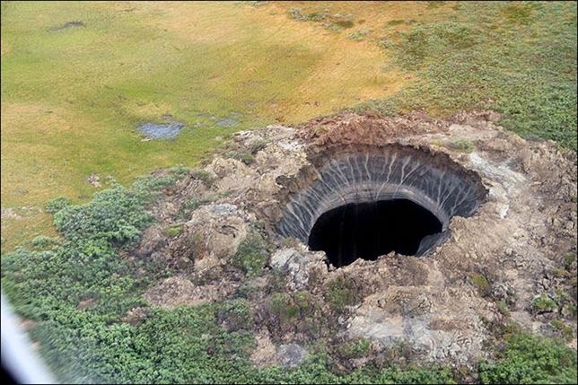 El agujero del fin del mundo en Siberia desata la curiosidad científica